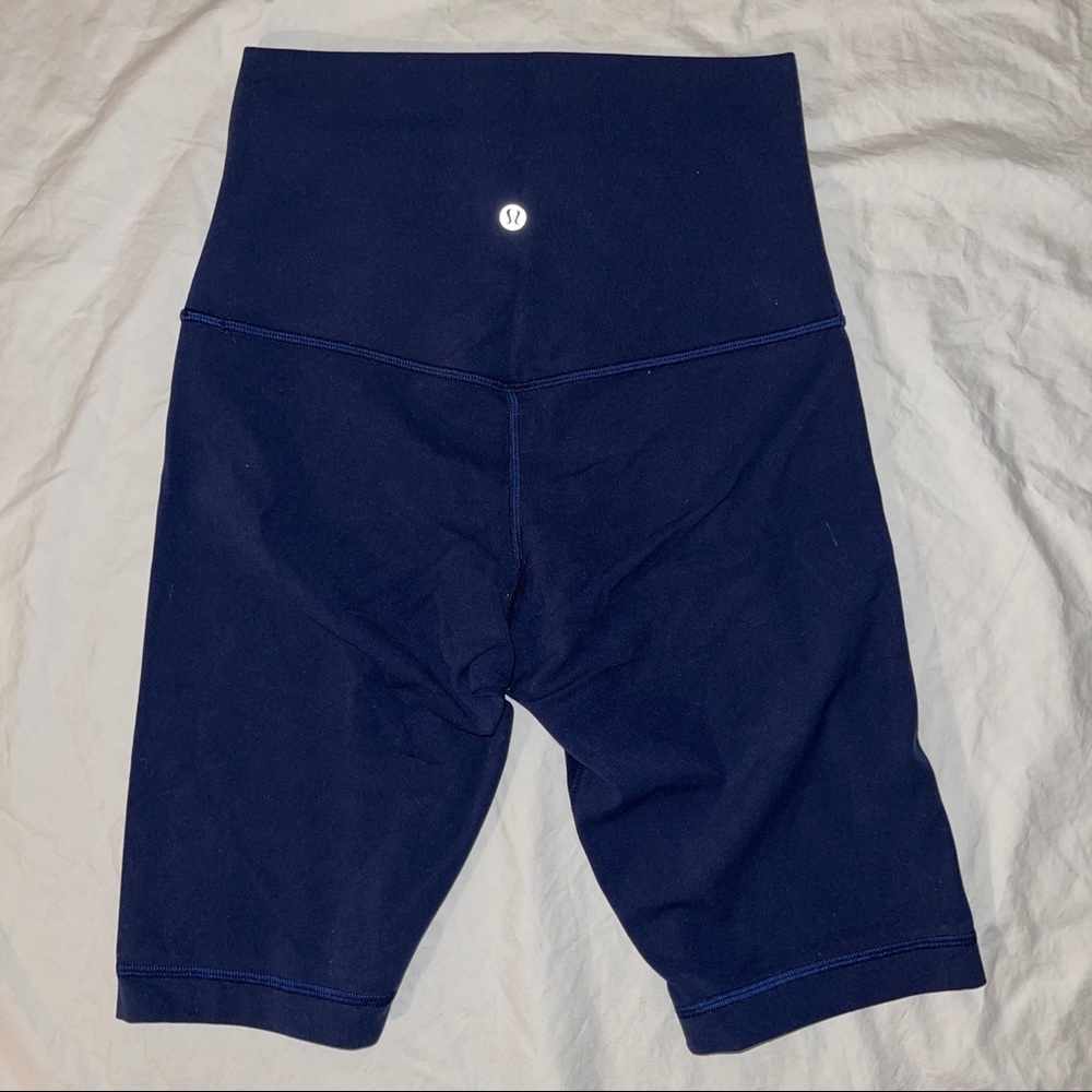 Lululemon Biker Shorts Navy Blue